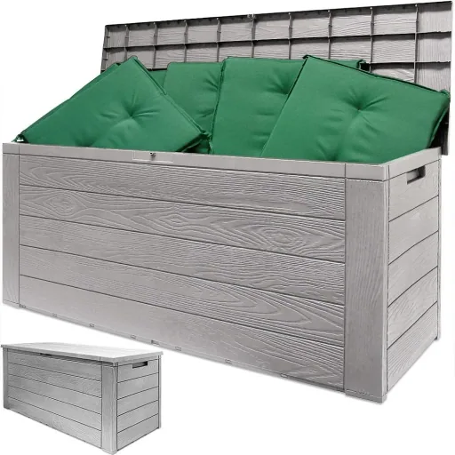 Aufbewahrungsbox / Gartenbox - Grau - 120x46x57cm