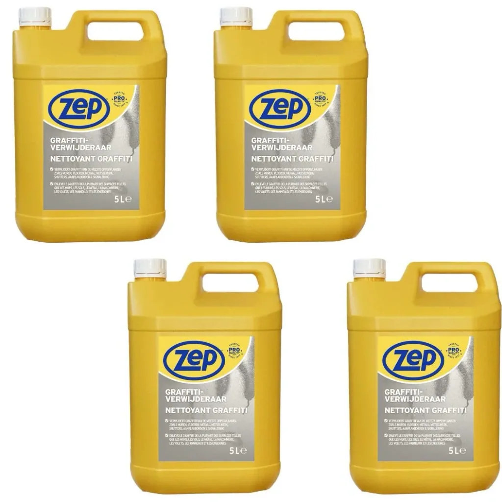 Graffiti-Entferner - 5 L x 4 Stück - Sparpack - 4 Stück
