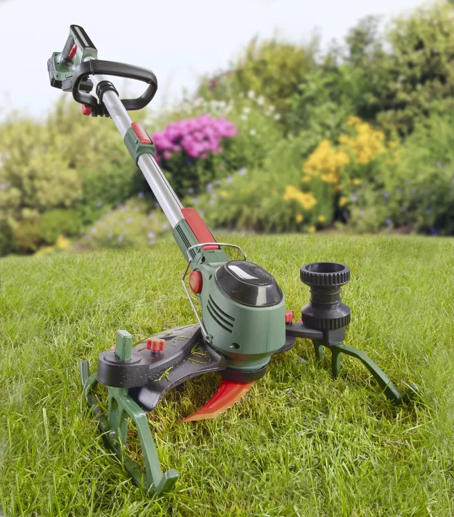 Akku-Trimmer "5 in 1 X-Slider", 18 V mit 4 Ah Akku und Schnellladegerät