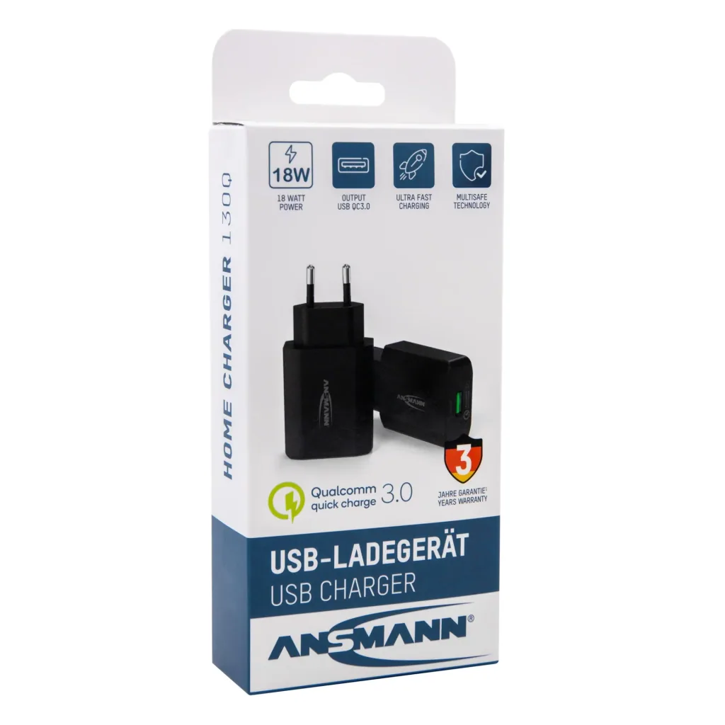 USB Ladegerät Home Charger mit 18 Watt
