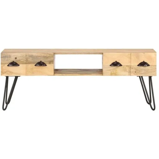 TV-Schrank 120x35x45 cm Mango-Massivholz