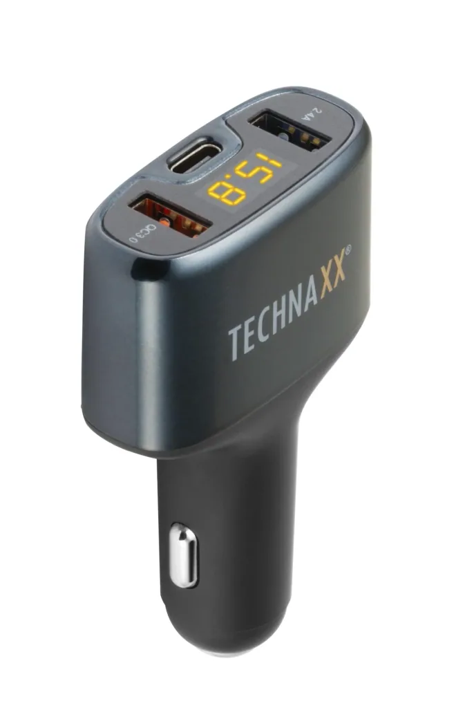 QC 3.0 & USB-C KFZ-Ladeadapter TE18