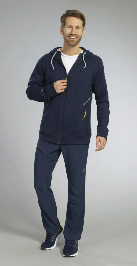Sweatjacke, Farbe marine, Gr.L