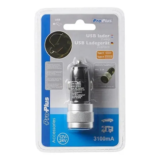 KFZ USB/USB-C Ladestecker 12/24 Volt