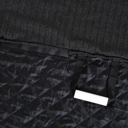 Hundedecke Autodecke Kofferraumdecke 2 Tasche Schwarz