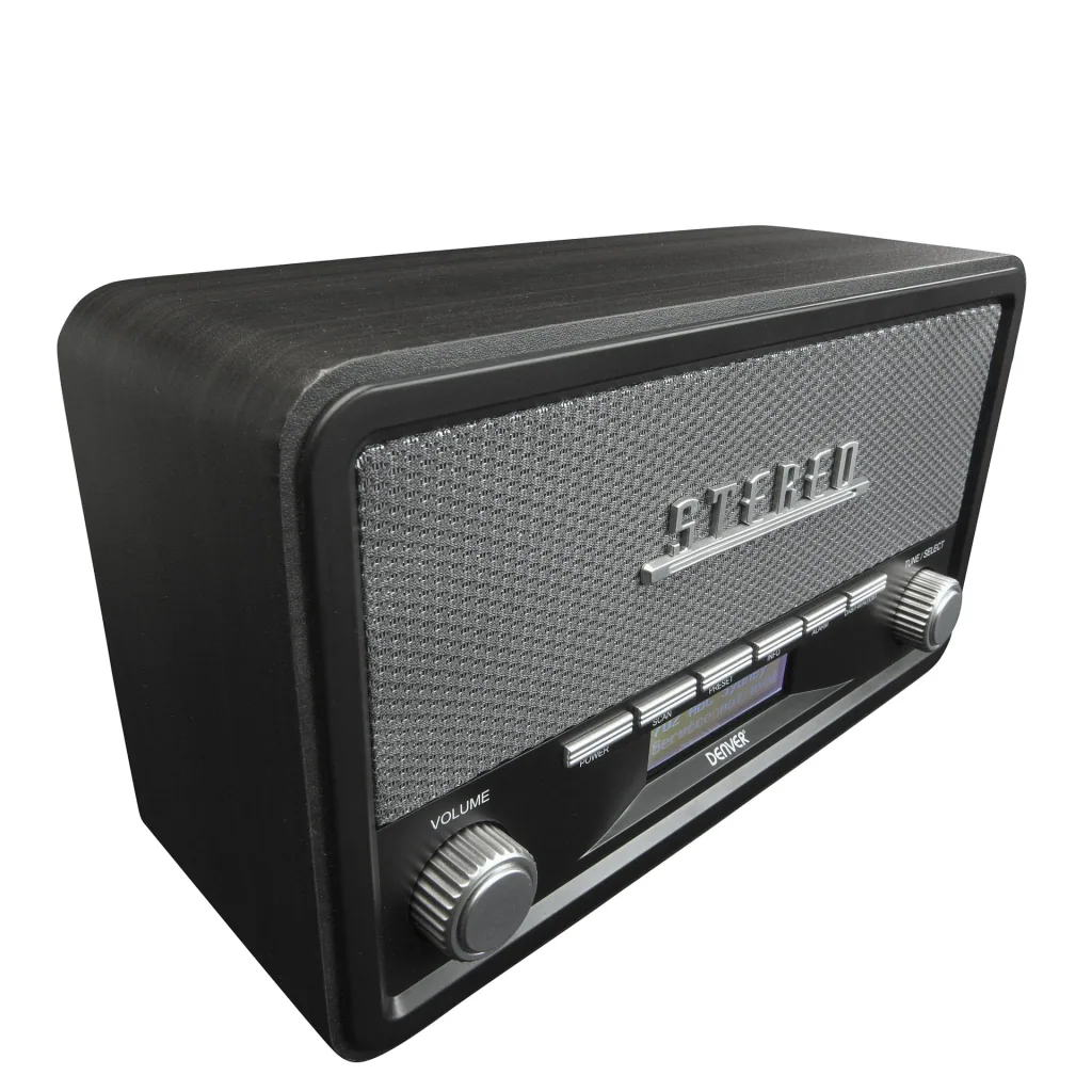 DAB+ Retro Radio mit Bluetooth, Uhr und Wecker