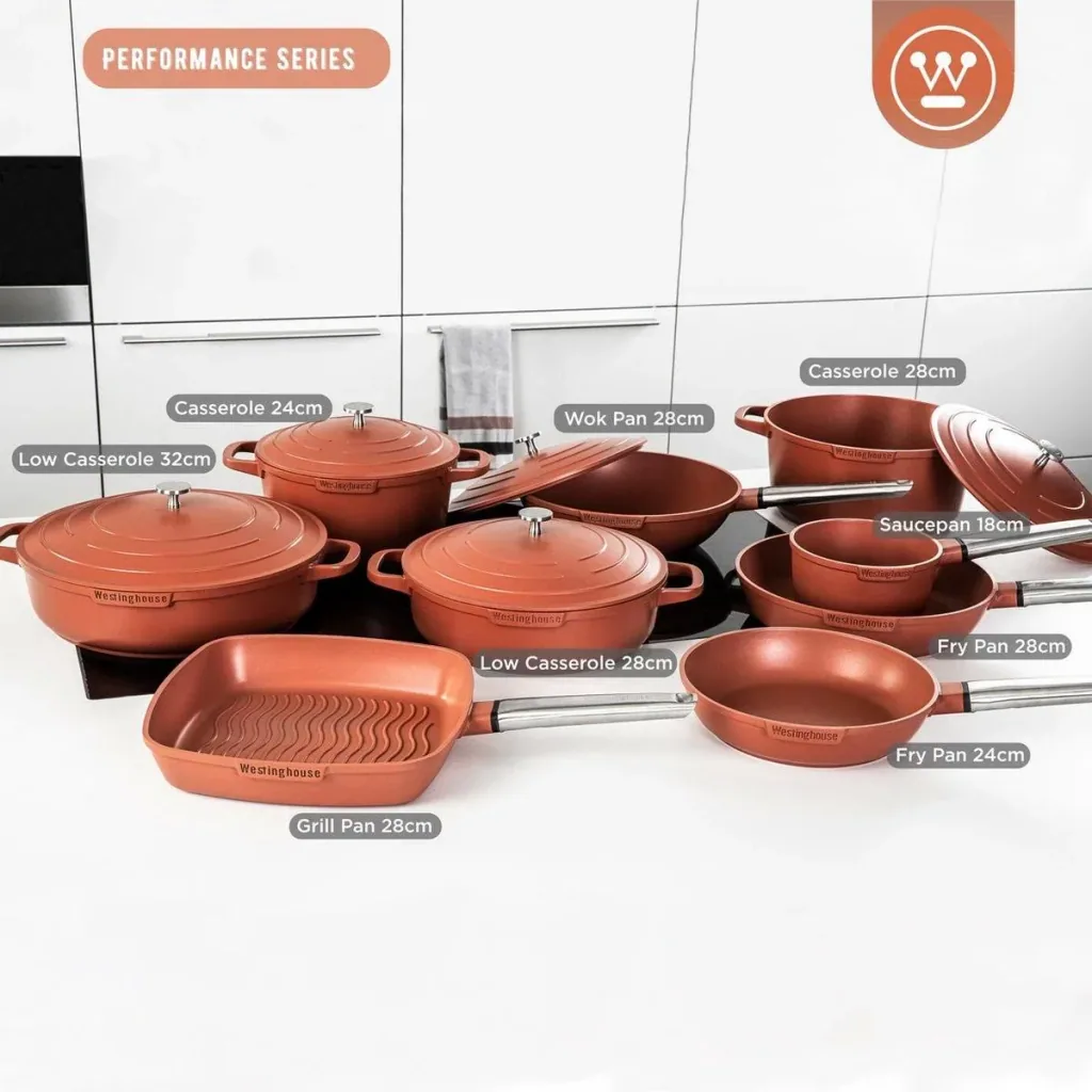 Performance Series Bratpfanne - Sautierpfanne - Backofen geeignet - 32 cm - Orange