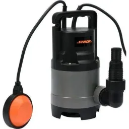 Tauchpumpe - 600W - 11.500l/h MIT 15 Meter Gartenschlauch inklusive Düse und Armaturen UND Wasserhahn 1".