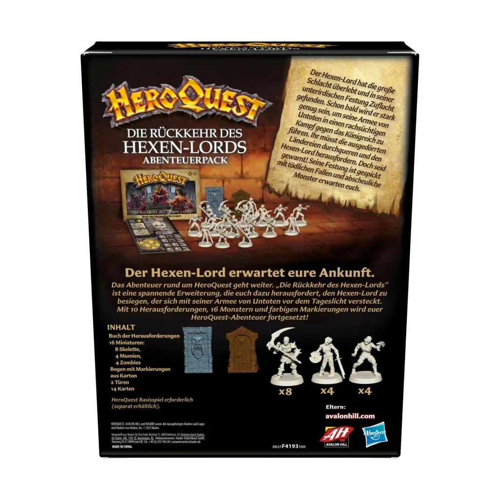 HeroQuest - Die Rückkehr des Hexen-Lords - Erweiterung