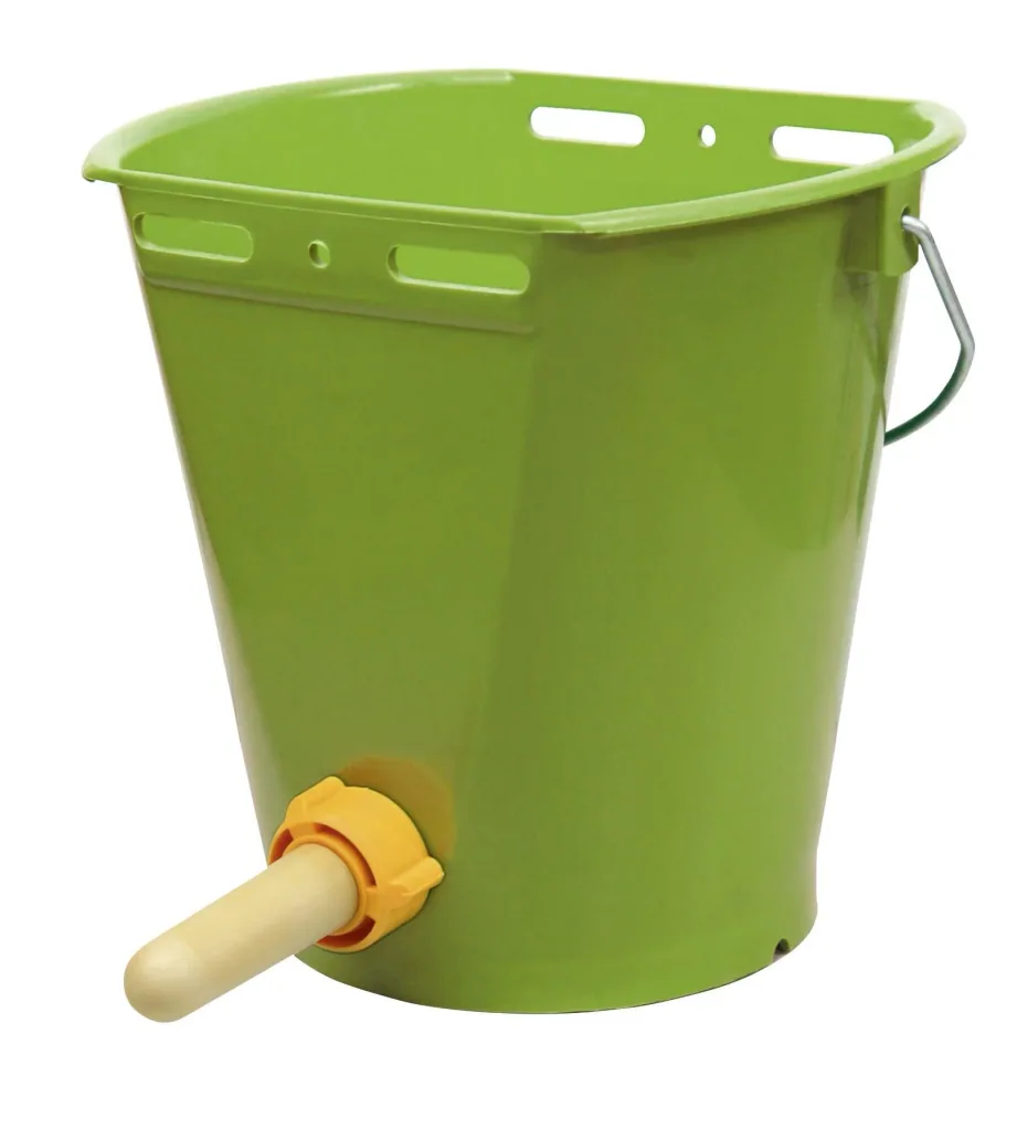 Hygiene Tränkeeimer mit Klapp-Ventil für Kälber
