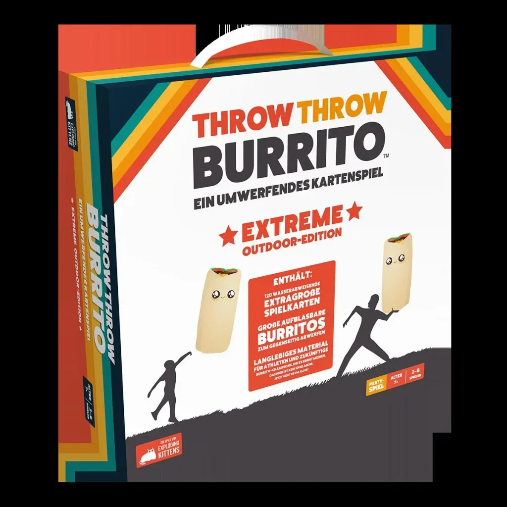 Gesellschaftsspiel Throw Throw Burrito: Extreme Outdoor-Edition