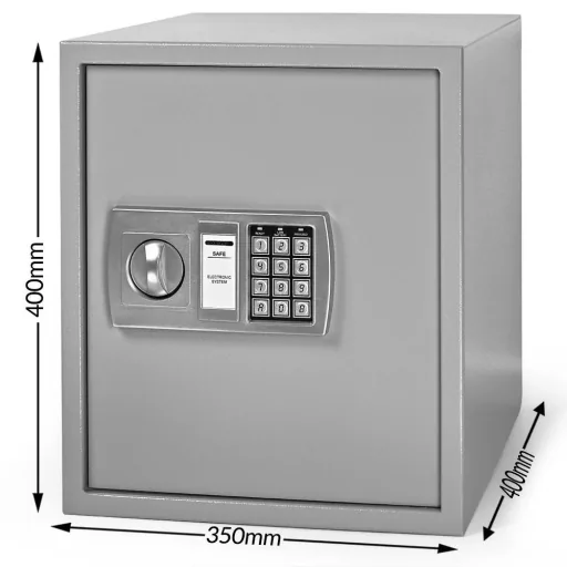 Digitaler Sicherheitssafe - 350x400x400mm - 4 mm Stahltür