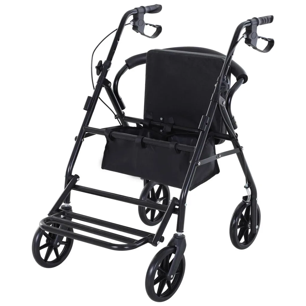 Rollator mit Sitz und Stauraum
