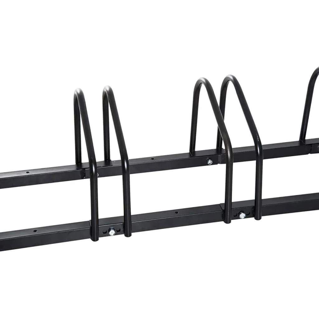 Fahrradständer Aufstellständer 5 Fahrräder Schwarz