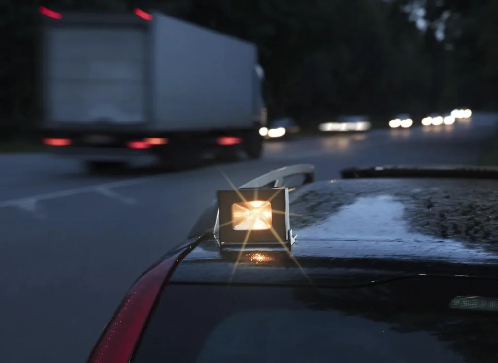 Mini Akku LED Fluter mit Powerbank