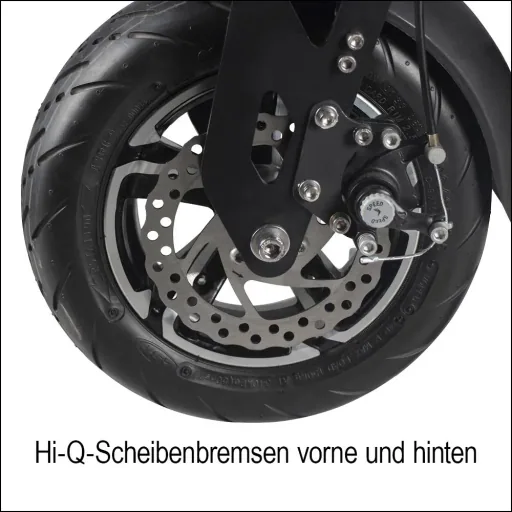 E-Roller "Camper" Basic 20 km/h inklusive abnehmbarem Einkaufskorb schwarz