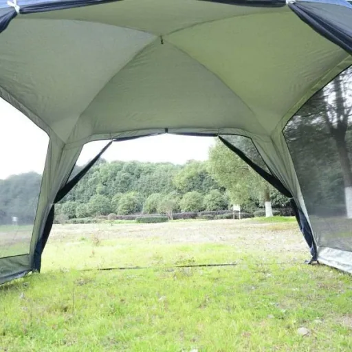 Campingzelt Kuppelzelt für 5-8 Personen Dunkelblau