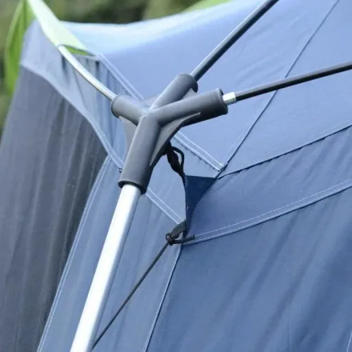 Campingzelt Kuppelzelt für 5-8 Personen Dunkelblau