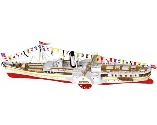 Bausatz D/S Skibladner Seitenraddampfer Maßstab 1:60