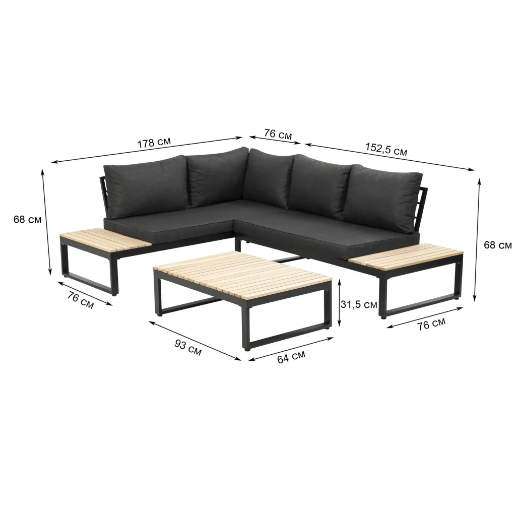 Gartenmöbel-Lounge-Set "Rio"    