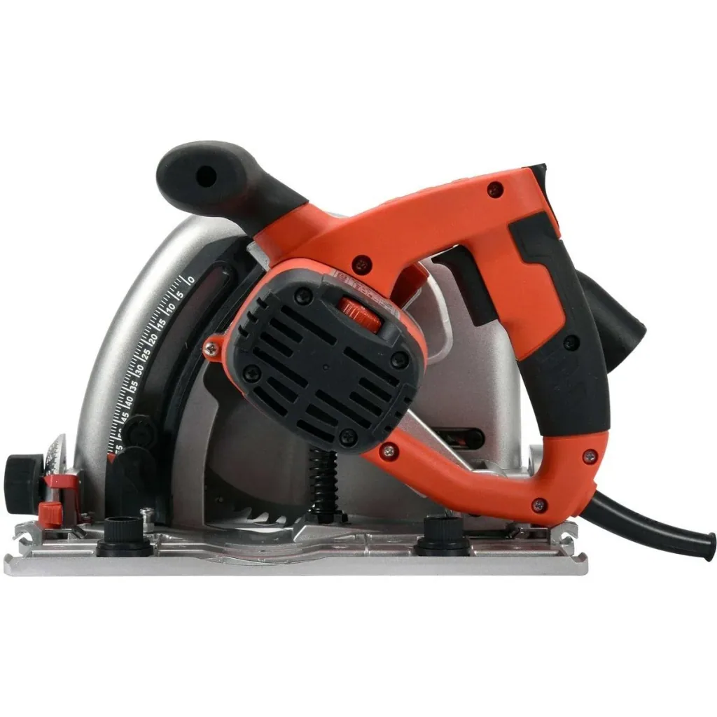 Kreissäge - 1300W - 165mm MIT zusätzlicher Führungsschiene und zusätzlichem Kreissägeblatt