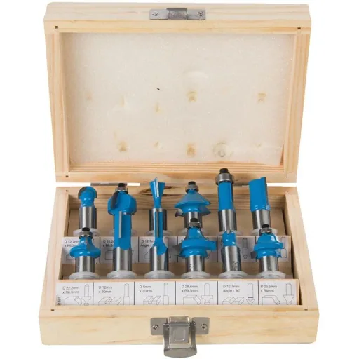 12-teiliger 12 mm TCT-Fräser-Satz