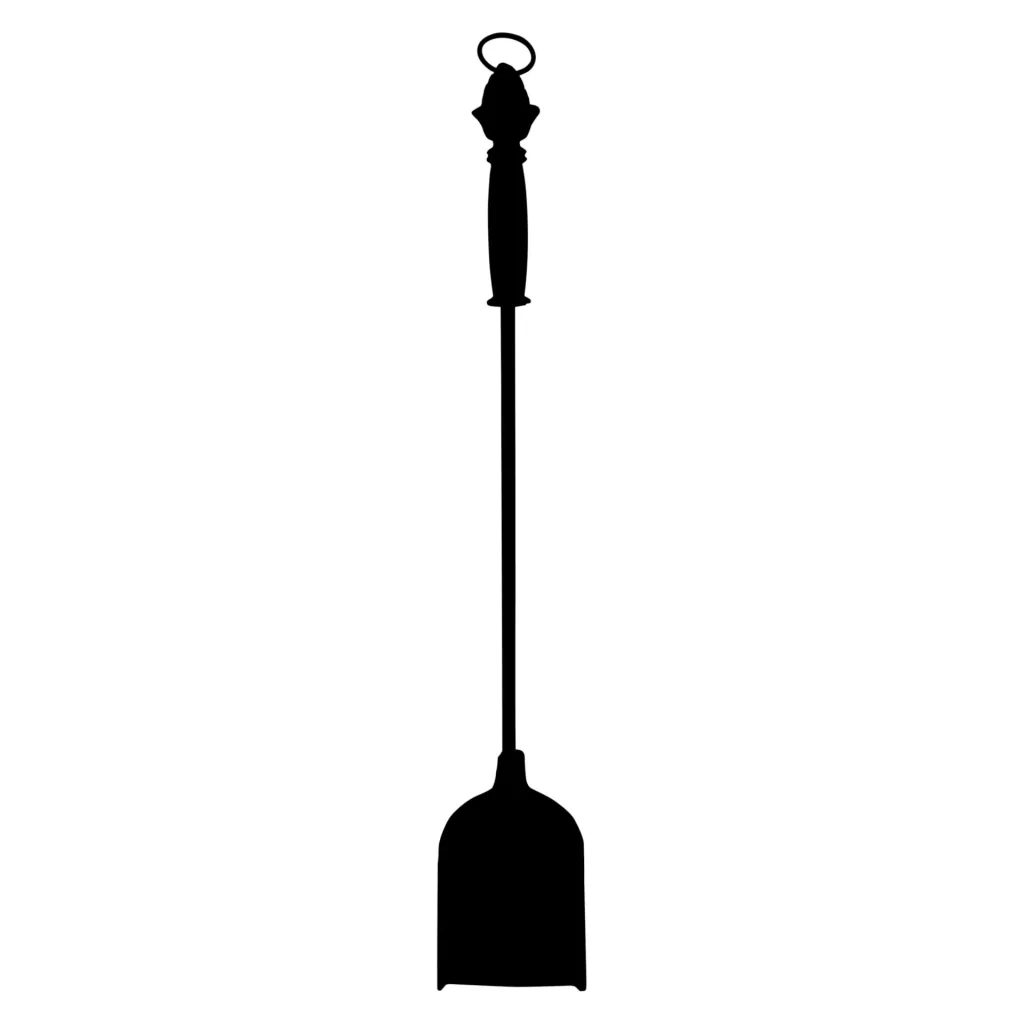 Kamingeräte, 4er-Set, Schwarz