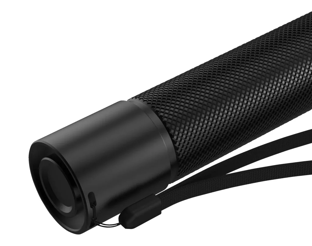 Professionelle COB-LED-Metalltaschenlampe mit Powerbankfunktion IPX7, wiederaufladbar