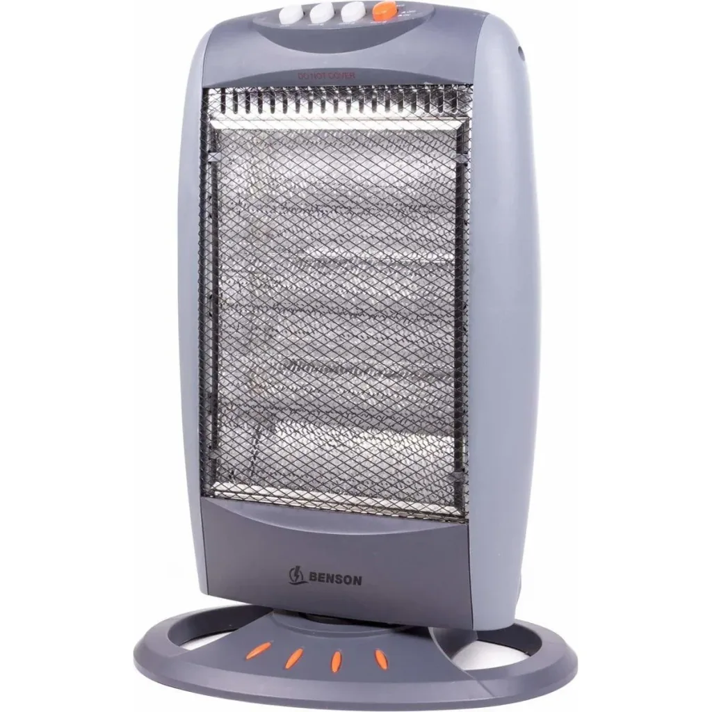 Halogen-Heizgerät - Ofen - Drei Einstellungen - 400 / 800 / 1200 Watt - Geeignet für Räume bis zu 20m2