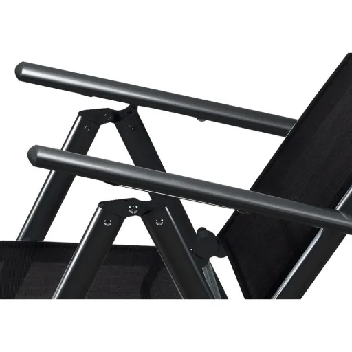 Gartenset Bern 4+1 in Aluminium anthrazit mit Milchglas