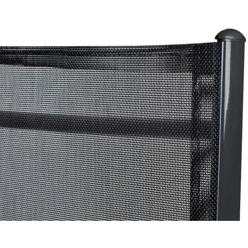 Gartenset Bern 4+1 in Aluminium anthrazit mit Milchglas
