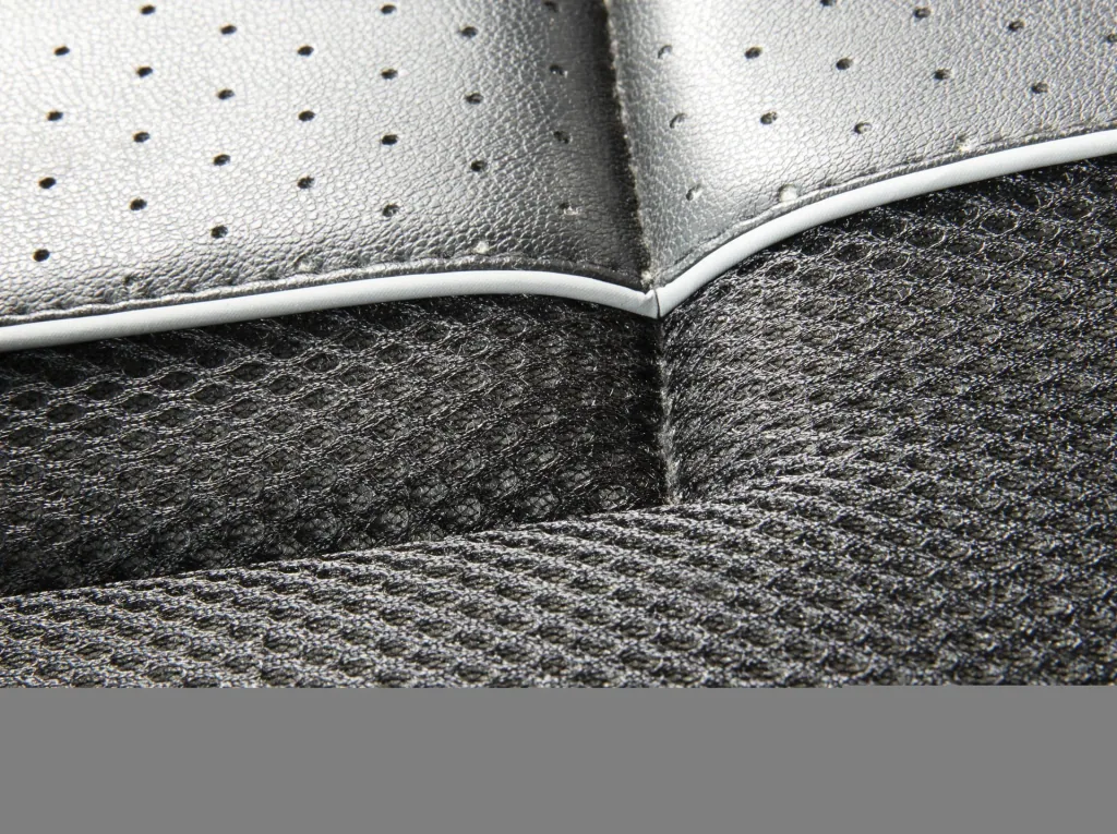 Premium Sitzauflage, Lederlook schwarz