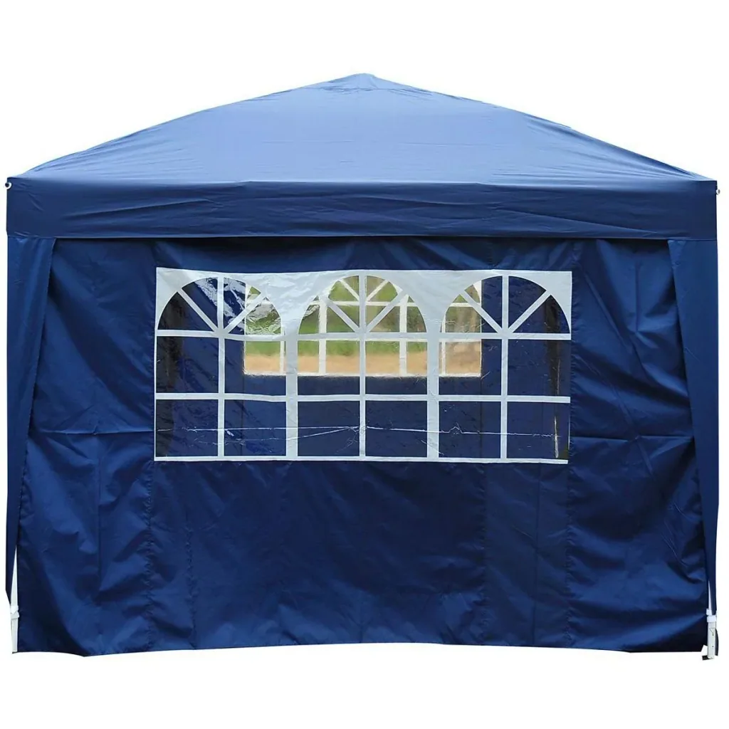 Faltpavillon 3x6 Wasserabweisend Blau Stabil Outsunny