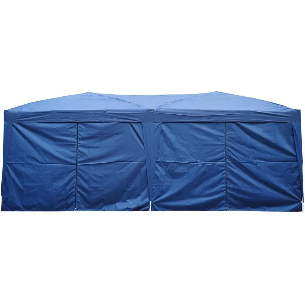 Faltpavillon 3x6 Wasserabweisend Blau Stabil Outsunny