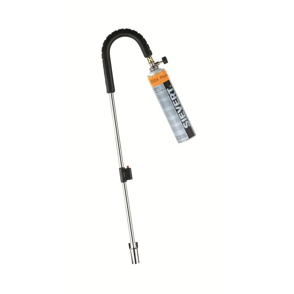 Sievert Unkrautbrenner mit Piezo und 4x Sievert Gasflasche