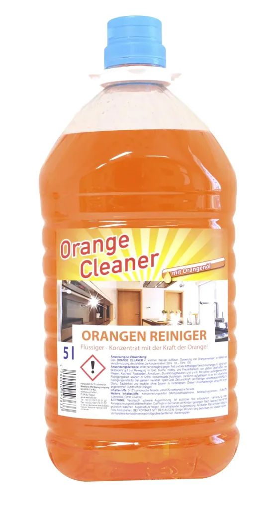 Orangenreiniger XXL Spezialset, 5 Liter plus 8 Mikrofasertücher