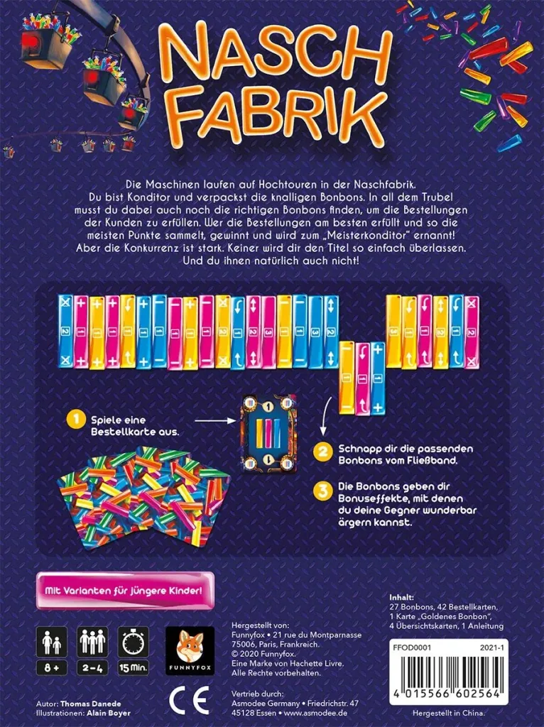 Gesellschaftspiel Naschfabrik