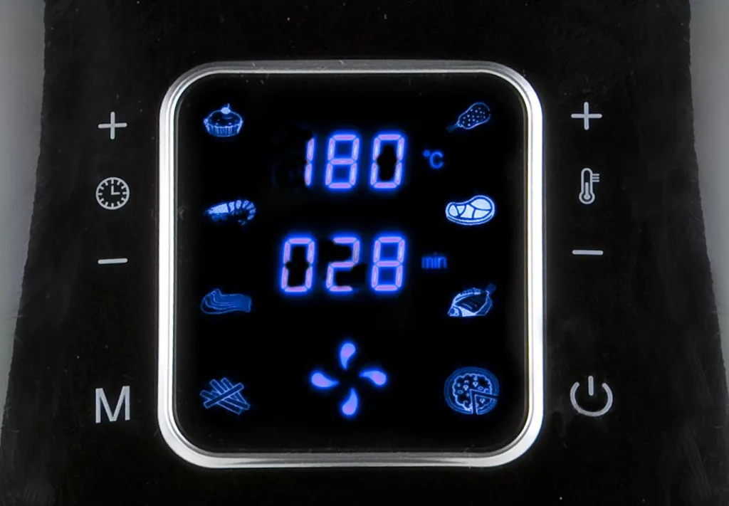 Digital Heißluft-Fritteuse XXL „Deli-Fryer“, mit Rezeptheft, 5,5 Liter, 1800 Watt