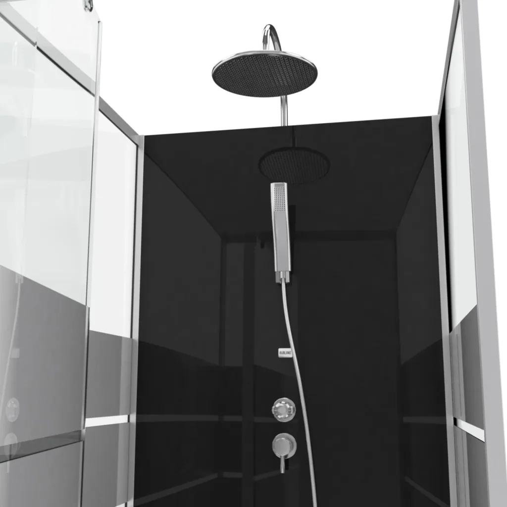 Komplettdusche Fertigdusche 90 x 90 x 225 cm