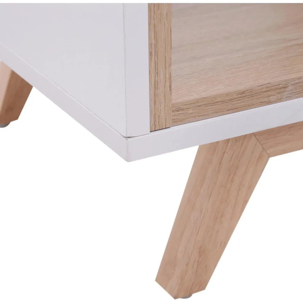 Nachttisch Nachtschrank Beistelltisch Flurkommode mit 1 offenem Fach 45 x 45 x 50 cm