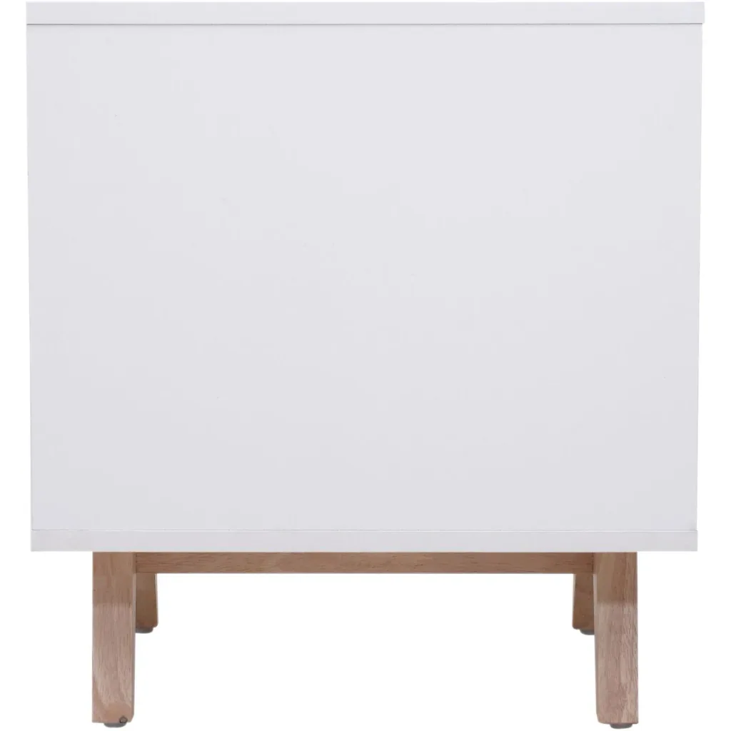 Nachttisch Nachtschrank Beistelltisch Flurkommode mit 1 offenem Fach 45 x 45 x 50 cm