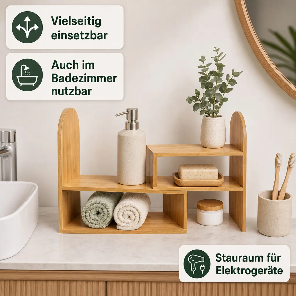 Bambus Küchenregal