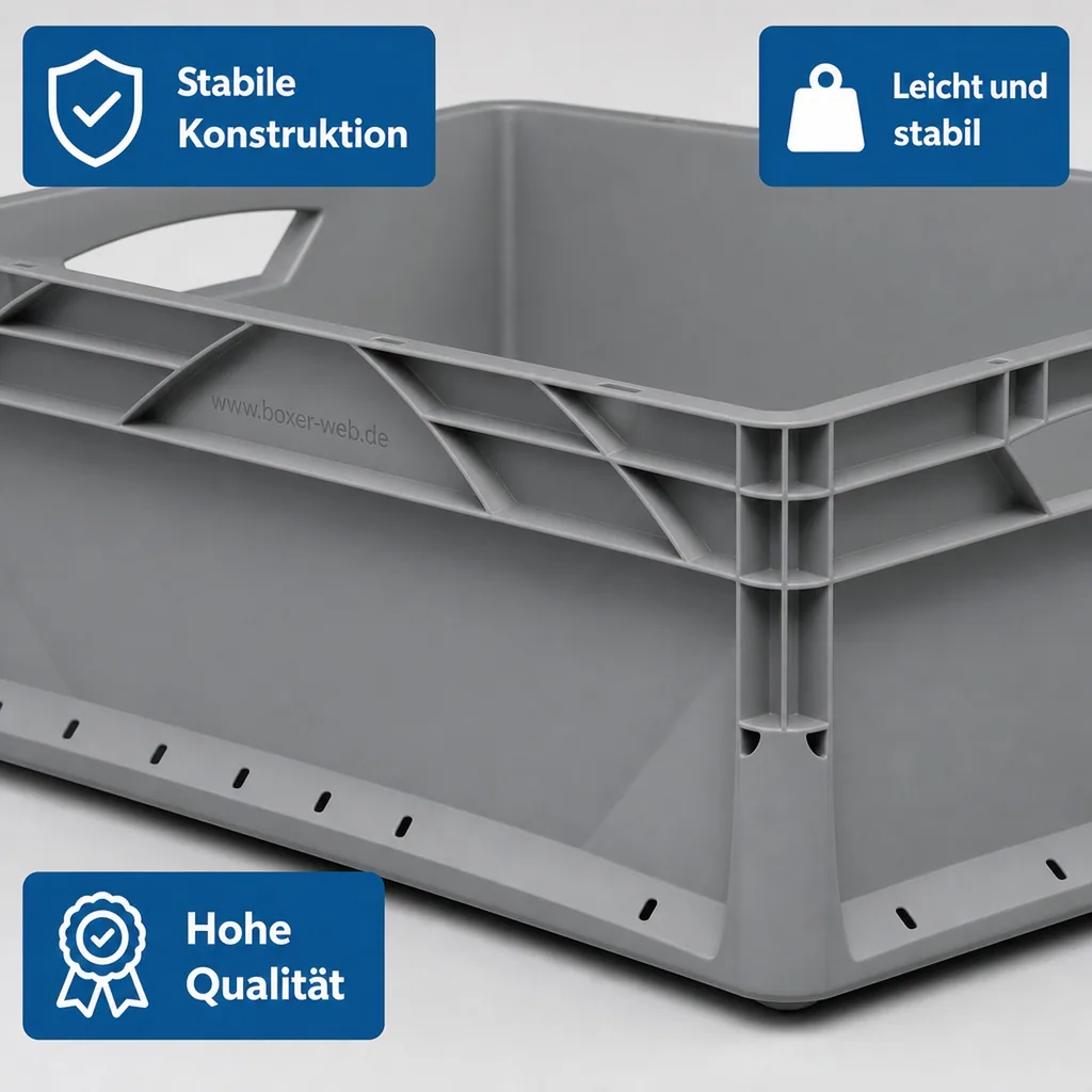 Eurobox 60x40x22cm grau 42l