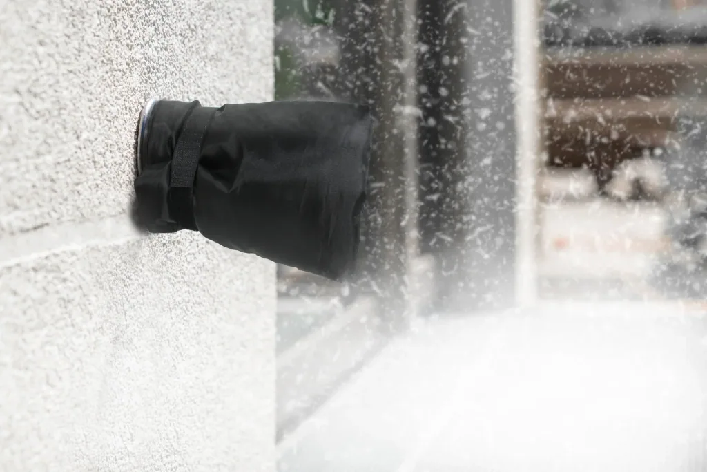 Thermoschutz für Gartenwasserhahn