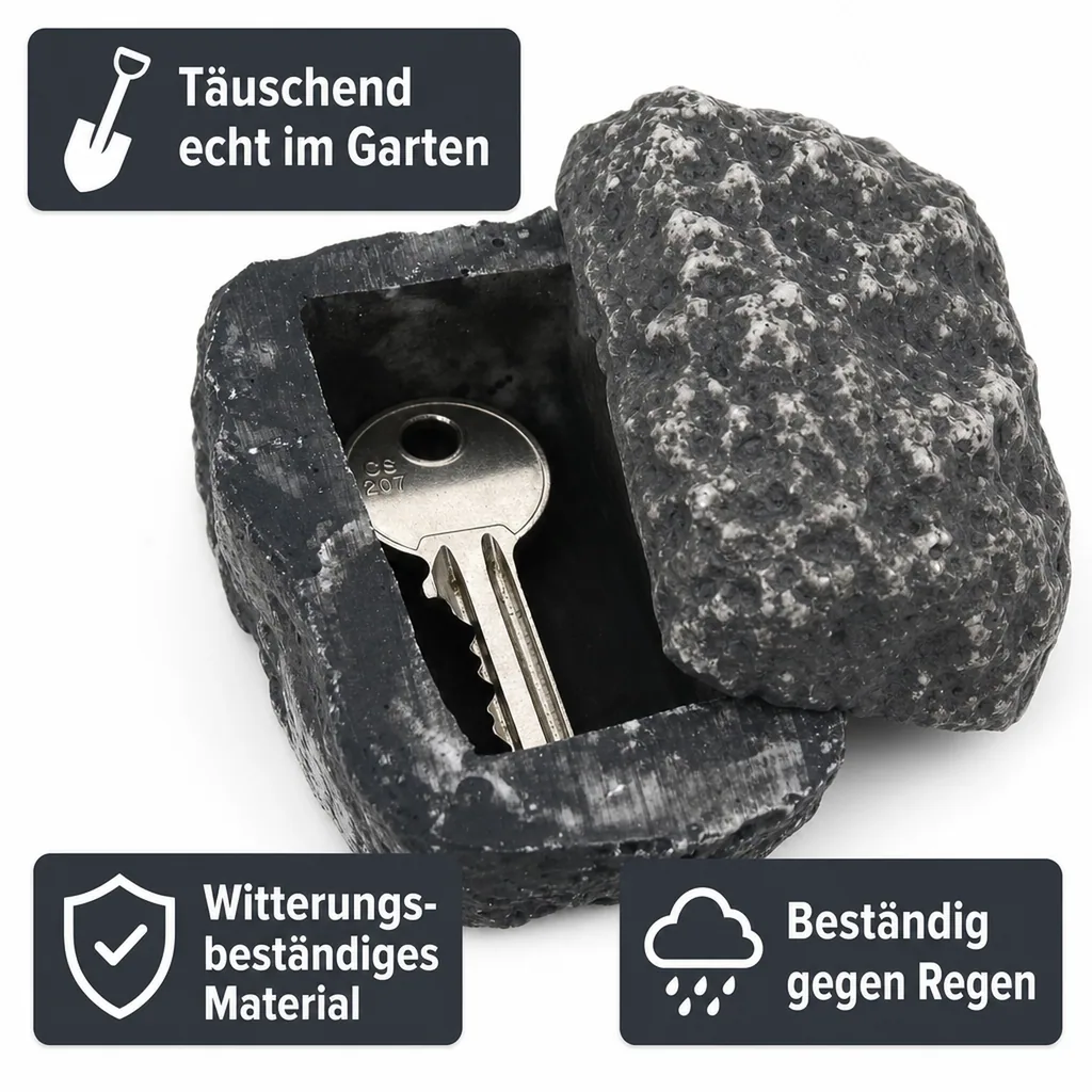 Schlüsselversteck "Stein"