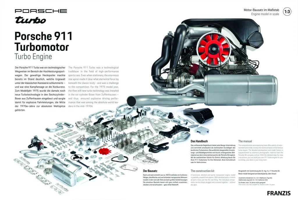 Porsche 911 Turbo, Motorbausatz