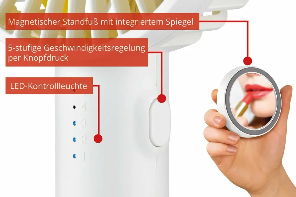 Handventilator Breezy II, weiß