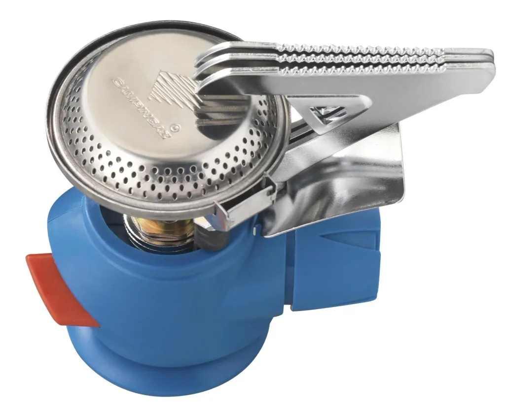Twister  Plus PZ Gaskocher für Ventilkartuschen, Easy Clic  Plus-System, Piezozündung und Transportbox