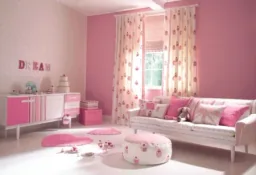 Harlequin Tapete Herzen pink
