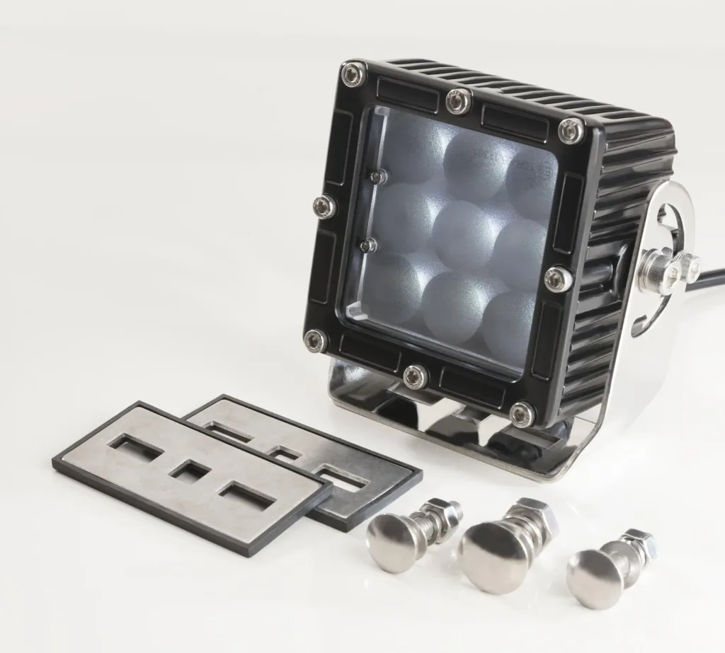 LED-Arbeitsscheinwerfer, quadratisch 9 LEDs 45 Watt
